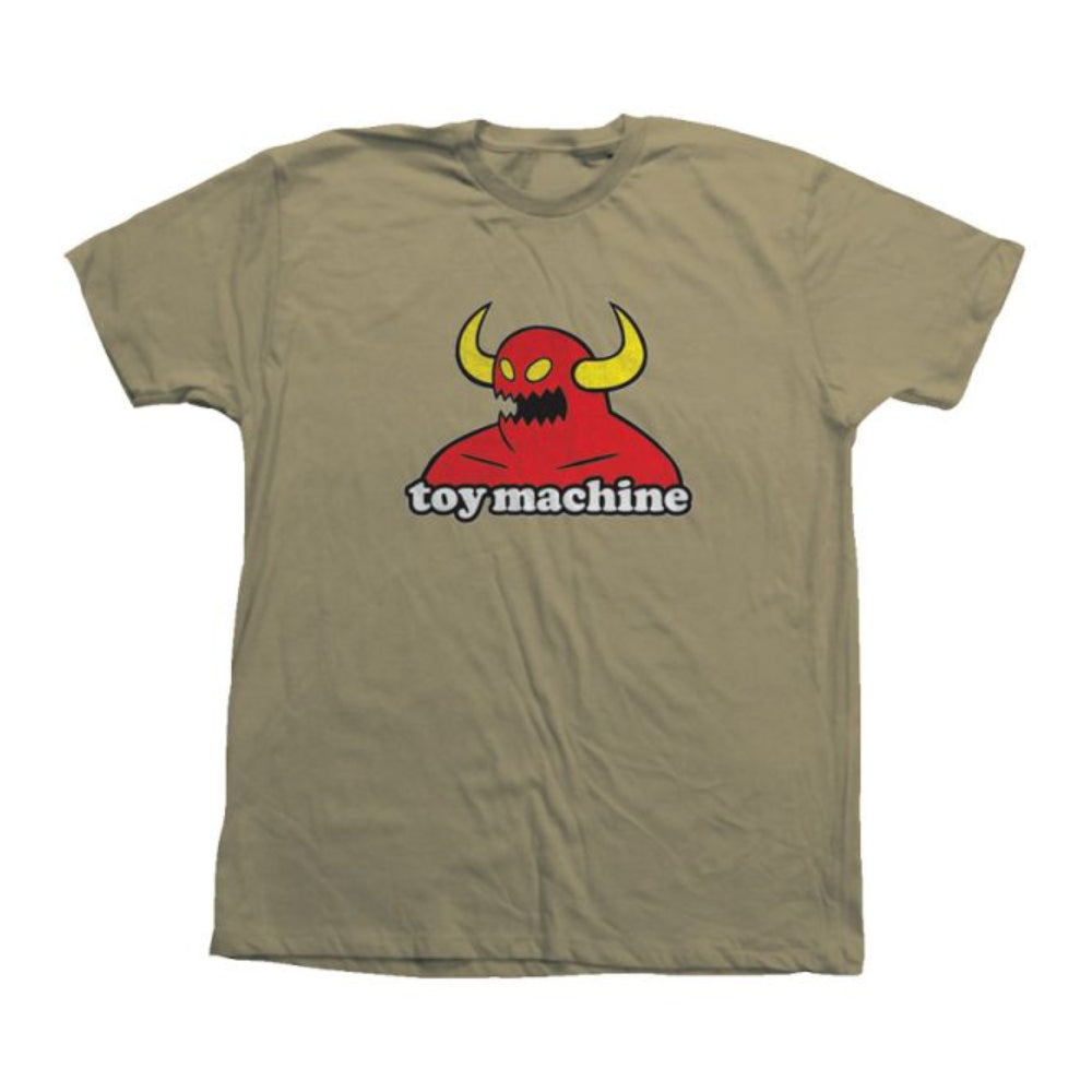 T-SHIRT TOY MACHINE MONSTER TEE OLIVE